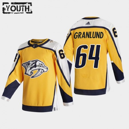 Dětské Hokejový Dres Nashville Predators Dresy Mikael Granlund 64 2020-21 Reverse Retro Authentic